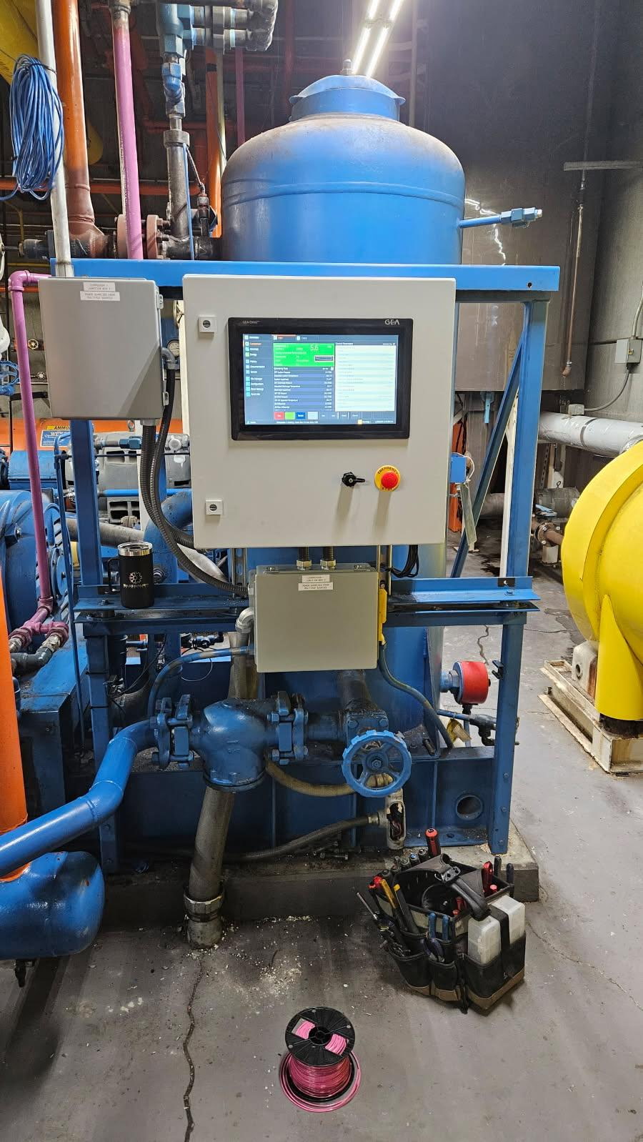 Control panel and system monitoring equipment